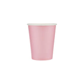 25 Pieces 8 Oz Single Wall Pink Paper Cups - hotpackwebstore.com - Single Wall Paper Cups